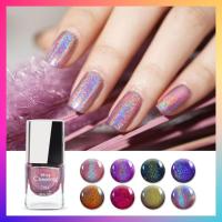 ราคา สีทาเล็บ ไม่ต้องอบ สีธรรมดา Magic Laser แบรนด์ Misscheering 7 ml. (19977406029)