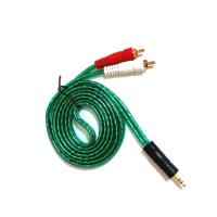 ราคา สายสัญญาณเสียง 2 RCA -1TR ST หัวทอง ยาว 1.5เมตร 1 ST ออก 2 RCA สาย Stereo Audio Cable หัวปลั๊กขนาด 3.5mm (8874372392)