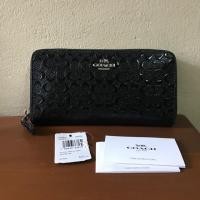 ราคา กระเป๋าสตางค์ Used Coach Wallet หนังแก้ว แท้ มือสอง (5420093473)