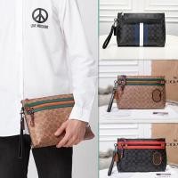 ราคา พร้อมส่งCOACH กระเป๋าคลัทช์แฟชั่น ผู้ชาย (ใส่ ipad ได้) F38588 (23151077024)