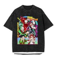 ราคา S-5XL Dandadan Turbo Ayase Momo Okarun Ayase Seiko กราฟิกเสื้อยืดแขนสั้น ผ้าฝ้าย 100% Heavyweight (40758407407)