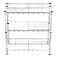 ราคา FREE HOME ชั้นวางของ 3 ชั้น BAZE 60x30x60 ซม. สีโครเมี่ยม ชั้นเก็บของ ชั้นเก็บเสื้อผ้า (7691592817)