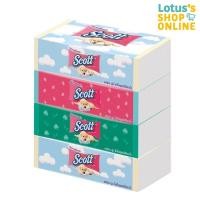 ราคา สก๊อตต์ กระดาษเช็ดหน้า บรรจุ 120 แผ่น (แพ็ค 4 กล่อง) SCOTT FACIAL SOFT BOX 120 SHEETS (PACK 4 BOXS) (25874852456)