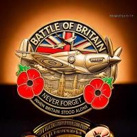 ราคา NY-Battle of Britain Commemorative Badge 1940-2024 Battle of Britain Never Forget Collection Alloy Medal Soldier (42365988029)