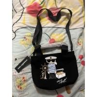 ราคา Karl Lagerfeld พร้อมส่ง กระเป๋าผ้าแคนวาส สีดำ แท้ กระเป๋าสะพานข้าง (19070483365)