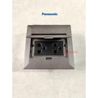 ราคา Panasonic POPUP DUFS1200LTH เต้ารับฝังพื้นพร้อมเต้ารับปลั๊กกราวด์คู่สีดำ (24171681995)