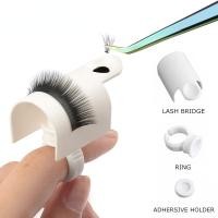 ราคา Mollie Lipper แหวนยึดแถบขนตาปลอม รูปตัว U พร้อมแผ่นกาว สําหรับต่อขนตา 1 ชุด (20745958528)