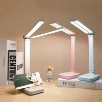 ราคา LED Desk Lamp USB Rechargeable Table Lamp 3 Levels Dimmable Touch Desk Lighting Eye Protection Foldable For Bedroom Desk (22962978855)