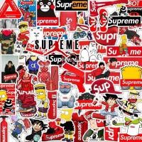 ราคา 50 ชิ้นแฟชั่น Supreme สติ๊กเกอร์ - สติ๊กเกอร์ตกแต่งสําหรับโน๊ตบุ๊ค, เคสโทรศัพท์และหมวกกันน็อค bulingbulingsticker (53101158610)