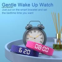 ราคา No นาฬิกาปลุกเลื่อนวงข้อมือสั่นสะเทือนเงียบสั่นนาฬิกาปลุกนาฬิกาสําหรับนักนอนหนัก – สายรัดข้อมือสั่นสะเทือนสวมใส่ได้แบบปรับได้สําหรับผู้ชายผู้หญิงสําหรับนอ (51755494354)