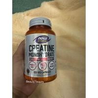 ราคา NOW Foods Sports Nutrition Creatine Monohydrate 750 mg Mass Building Energy Production 120 Veg Capsules (24292698486)