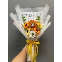 ราคา ช่อดอกทานตะวันและภูติดอกไม้ ช่อดอกไม้ ลวดกำมะหยี่ ช่อดอกไม้ประดิษฐ์ ทานตะวันลวดกำมะหยี่ (28318596728)