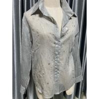 ราคา เสื้อเชิ้ตผ้าซีทรู ลายดาวสีเงิน เสื้อเชิ้ตผ้าซีทรู ลายดาวสีเงิน (29764283233)