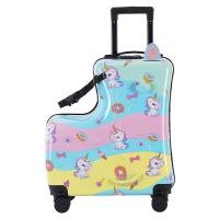 ราคา กล่องปั่นจักรยานมนุษย์ต่างดาว Rainbow Unicorn เหมาะสำหรับเด็กอายุ 6 ปีที่จะนั่งหรือขี่รถเข็นล้อ Uni (41311929525)