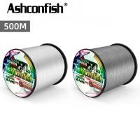 ราคา Ashconfish สาย PE ถัก8 เส้น ยาว 500เมตร Dyneema สาย PE X8 สายเบ็ดตกปลา สีขาว สีเทา (2588700020)