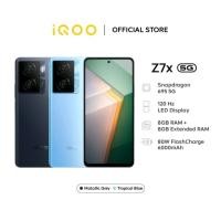 ราคา โทรศัพท์ iqoo z7x 5g สีฟ้าทรอปปิคอล 8GB+256GB (สินค้าใหม่) (19986600190)