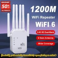 ราคา 1200mbps Wireless WiFi Repeater WiFi Range Extender WiFi สัญญาณ Booster 2.4G 5G Dual-band เครือข่าย 802.11ac WiFi เครื่องขยายเสียง Router (26809739049)