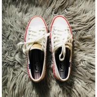 ราคา รองเท้า Brand Keds แท้% มือสอง งานสะสม รุ่นลายปักสวยมาก (21153216092)