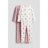 ราคา H&M(เอชแอนด์เอ็ม) ชุดนอนผ้าจูร์ซีย์ 2 ชิ้น เด็กผู้หญิง 1247021 (57652094910)