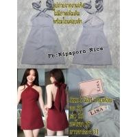 ราคา เดรสสีเทา ออกงาน งานป้าย (40124839036)