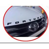 ราคา โลโก้ตัวอักษรติดฝากระโปรงหน้ารถโตโยต้าFortunerทุกรุ่น3D (24370858614)