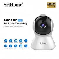 ราคา SriHome กล้องวงจรปิดไร้สาย หมุนได้ 360° FHD 1080P ซ่อนเสาอากาศWi-Fi มีไมโครโฟนในตัว (57852216549)