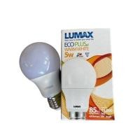 ราคา Lumax(ลูแม็กซ์) L&E LED Bulb A60 หลอดไฟบ้าน E27 5W แสงเหลือง วอร์มไวท์ (11757999373)
