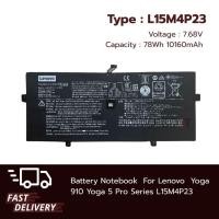 ราคา Lenovo แบตเตอรี่ โน๊ตบุ๊ก Battery Notebook Lenovo Yoga 910 Yoga 5 Pro Series L15M4P23 ของแท้ (18837221574)