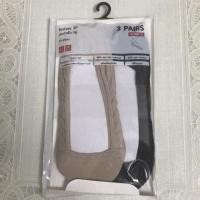 ราคา NEW! ถุงเท้าสั้น UNIQLO 2 คู่ใหม่ สีเนื้อกับสีดำ (253175370)