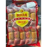 ราคา แหนมเนื้อนิดา(ฮาลาล)1กิโลกรัม 10ชิ้น ไม่ผสมแป้ง (29272093826)