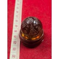 ราคา ลูกแก้ว หลวงปู่ดู่ วัดสะแก ลูกสะกด สีส้ม ลงอักขละ พร้อมฐาน (26021483414)