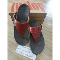 ราคา Fitflop Lottie Croco Maroon Leather (5554301521)