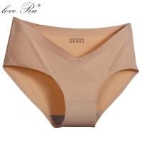 ราคา M-XL to ship ผ้าไหมน้ําแข็ง Maternity Seamless Pregnancy กางเกง V-Shaped Low Waist Panty Loveru Bra shop 820 (22470241584)