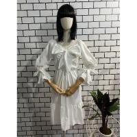 ราคา เดรสยาวแม่อั้ม เดรสยาวโบว์ผูกหน้า (6948383166)