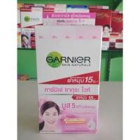 ราคา การ์นิเย่ สกิน แนทเชอรัลส์ ซากุระ ไวท์ ไวท์เทนนิ่ง เซรั่มครีมSPF21/PA+++(แบบซอง) (2639539276)