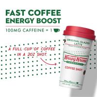 ราคา กาแฟสำเร็จรูปพร้อมดื่ม Krispy Kreme / Donut Shop Coffee Shots - 100mg Caffeine ( Ready-to-drink ) (4354357509)