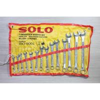ราคา SOLO ประแจแหวนข้างปากตาย14ตัวชุด SOLO (8-24) สินค้าพร้อมส่ง (6575051646)