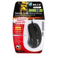 ราคา OKER USB Optical Mouse LX-305 Gaming 2000 DPI (Black) (996504664)