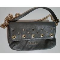 ราคา กระเป๋าสะพายข้างSiSLEY Grey Leather แท้ 100%มาพร้อมอะไหล่สีทอง (6393109460)