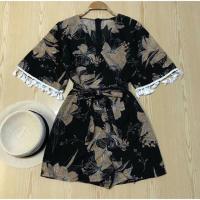 ราคา พร้อมส่ง❗️❗️จั๊มลายดอกแขนพู่ (788353240)