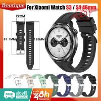 ราคา 22 มม. สายรัดซิลิโคนสำหรับ Xiaomi Watch S3 / S4 46มม. Smart Watch Xiaomi Watch S4 46มม. เปลี่ยนยางรัด (49151774604)