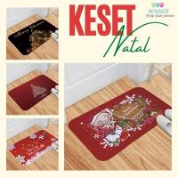 ราคา ANTI-SLIP CHRISTMAS MAT FLOOR XMAS DECORTATIONS MEMORY FOAM MATERIAL พรมเช็ดเท้าอเนกประสงค์ Merry Christmas Santa Claus Christmas Tree Anti-กลิ่นดูดซับน้ําป้องกันแบคทีเรีย (43755702567)