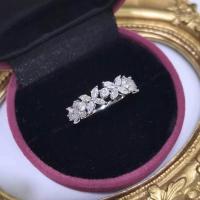 ราคา แหวนเพชร CZ เงินแท้ 925 ชุบทองคำขาว-A5356 (25931871273)
