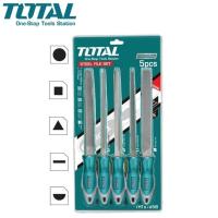 ราคา TOTAL ตะไบเหล็กแบบ 5 ตัวชุด รุ่นงานหนัก รุ่น THT918516 (กลม+แบน+ท้องปลิง+สีเหลี่ยม+สามเหลี่ยม) - Files Set (22957266800)