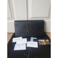 ราคา ysl clutch สวยเหมือนใหม่ ขนาดใหญ่11" หนังคลาฟเรียบ แท้100% (6459323359)