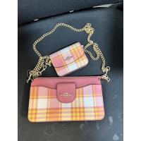 ราคา กระเป๋า coachแท้ coach poppy crossbody with garden plaid print (17664735972)