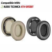 ราคา สําหรับ Audio-Technica ATH-SR50BT SR50BT หูฟังแผ่นรองหูฟังเบาะฟองน้ําชุดหูฟัง Earmuffs เปลี่ยนฝาครอบ (26416323106)
