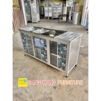 ราคา เคาน์เตอร์อลูมิเนียม กว้าง 150 ซม. อ่าง 2 หลุม ข้างอลูมิเนียม (18591005934)