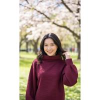 ราคา เสื้อครอปคอเต่าแขนบอลลูน สีแดงเบอร์กันดี/ไวน์ (ผ้าบับเบิ้ล) (57601972064)