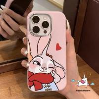 ราคา เคส Zootopia iphonee เคสน่ารักสีชมพู iphone 13/14 (48155857377)